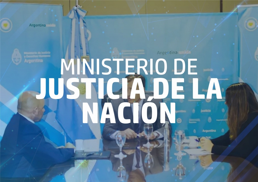 Firma de convenio con el Min. de Justicia y DDHH de la  Nación