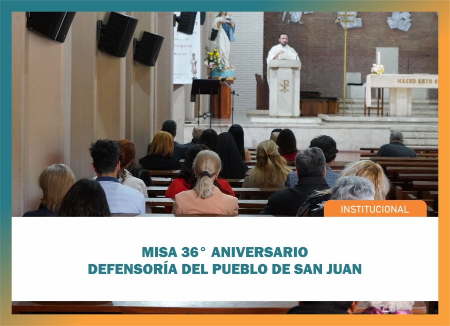 Misa 36° Aniversario Defensoría del Pueblo de San Juan