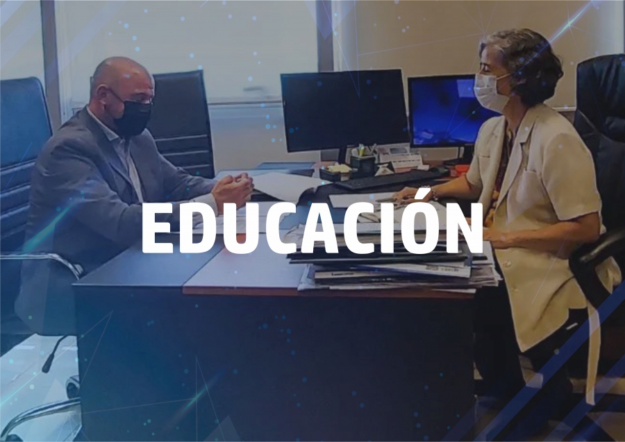 El defensor se reunió con la ministra de Educación