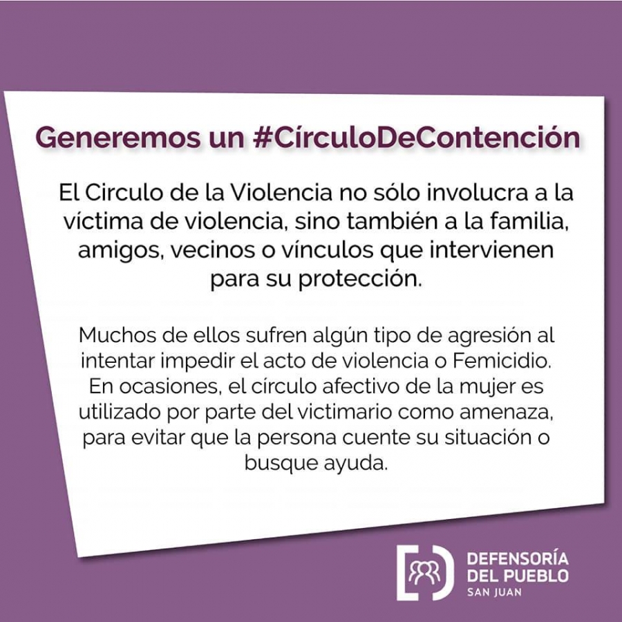 Generemos un círculo de protección