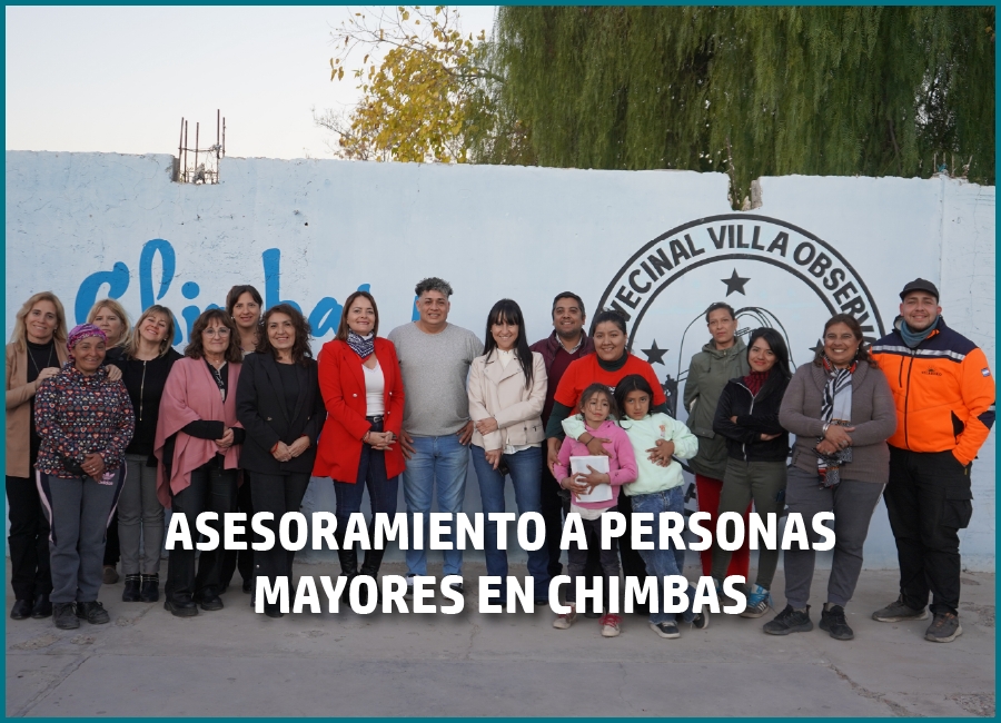 La Defensoría del Pueblo llevó asesoramiento a personas mayores en Chimbas