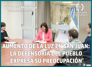 Aumento de la luz en San Juan: La Defensoría del Pueblo expresa su preocupación y toma medidas