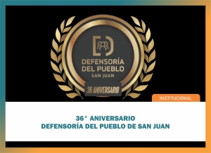 ¡Felices 36 años de compromiso y defensa de los derechos de todos los ciudadanos de San Juan!
