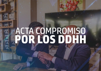 Firma de Acta Compromiso por los DDHH - Municipalidad de San Martín