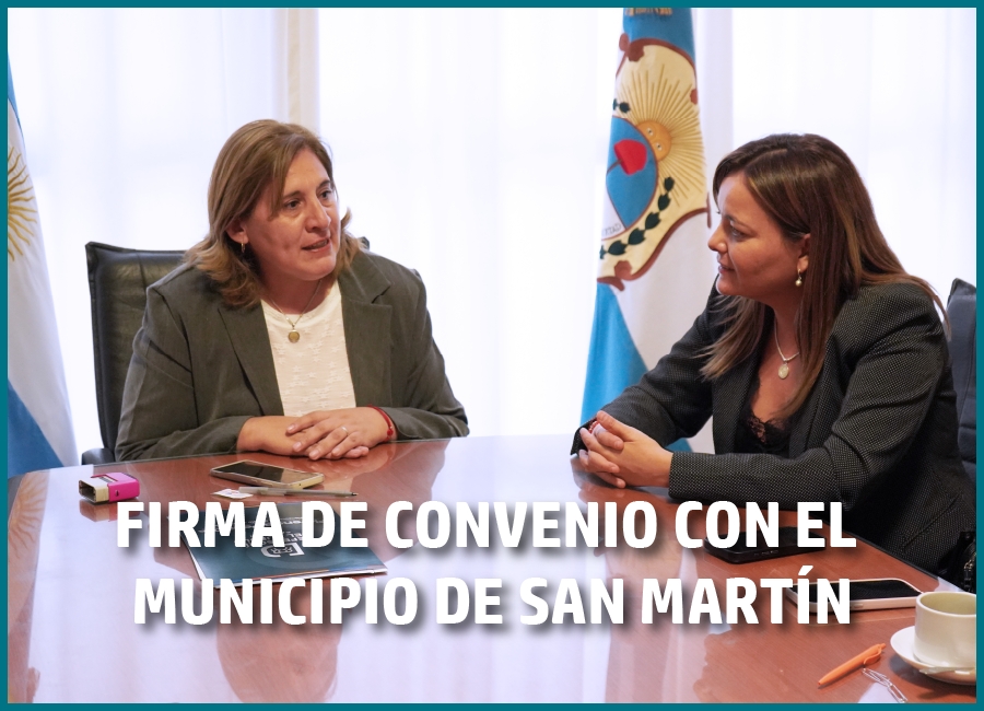 La Defensoría del Pueblo y el Municipio de San Martín firmaron un convenio de cooperación mutua